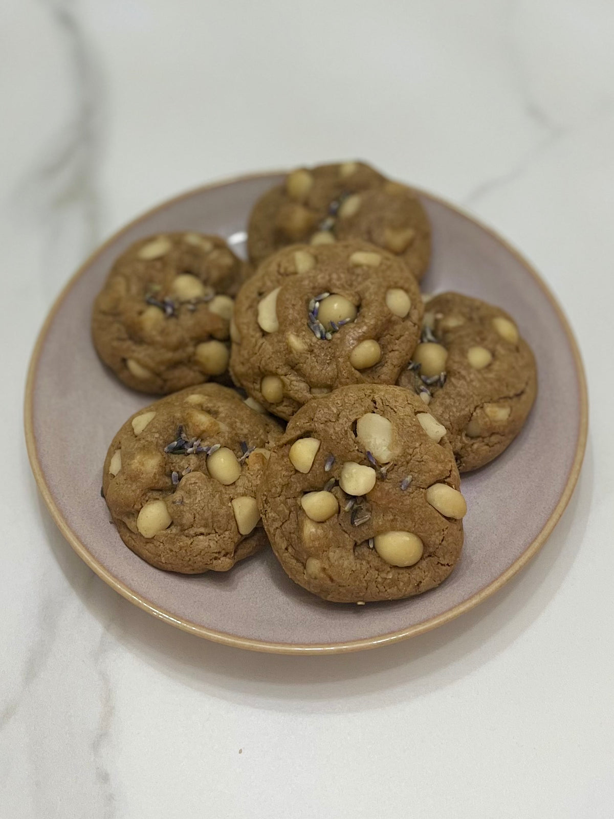 Lavender Macadamia Cookies