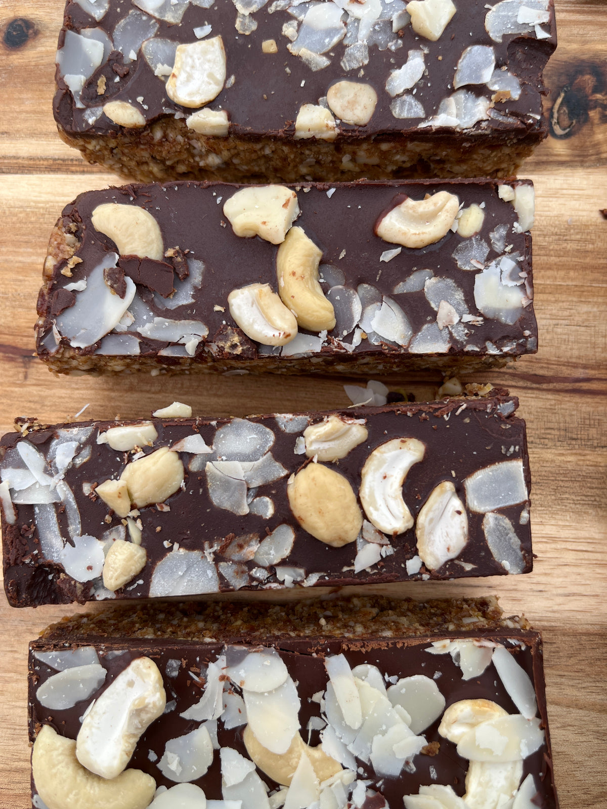 Raw Cashew Almond Bars